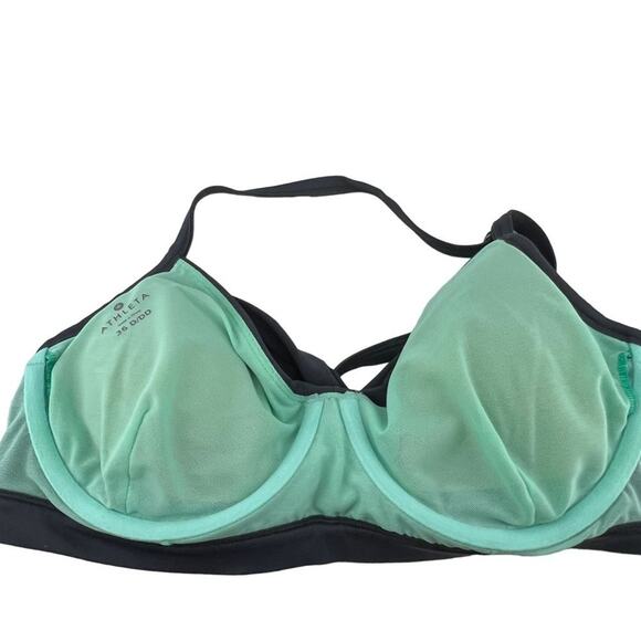 Athleta Twist Front Bikini Grey Womens 36D/DD - Picture 4 of 8